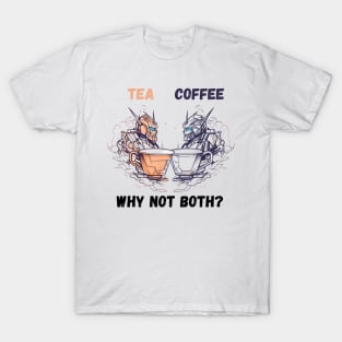 Clash of Brews - Team Tea vs. Team Coffee Design T-Shirt